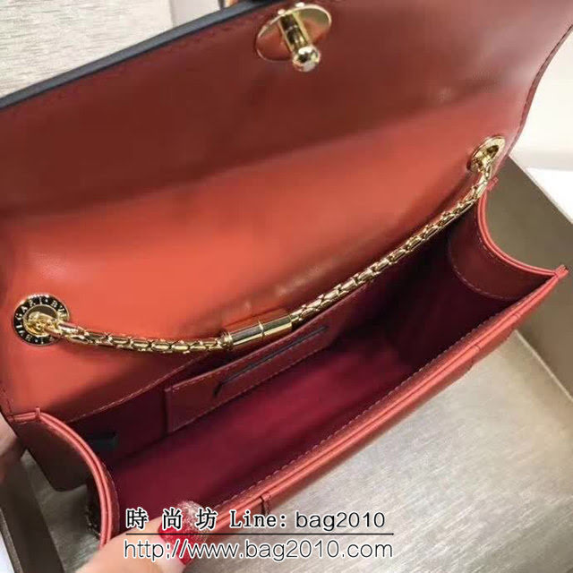 BVLGARI寶格麗 專櫃新款 蛇頭扣環 單層蛇頭包 鏈條單肩斜挎包 B283558 FYD1311